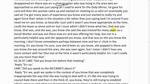 PizzaGate Part 6 McCann Case Yvonne Martin Statements