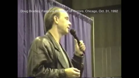Doug Bradley at Fangoria Weekend of Horrors, Chicago Oct. 31, 1992