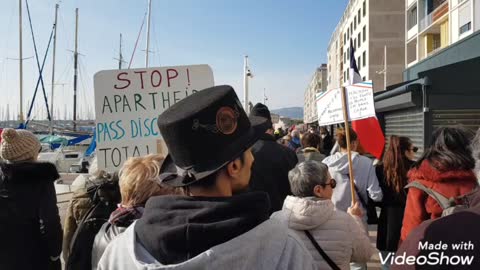 MANIF TOULON,SOUTIEN AU CONVOI DE LA LIBERTÉ, 12 FÉVRIER 2022.