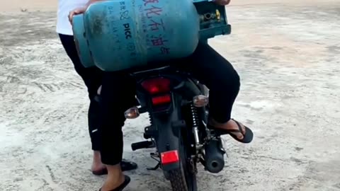 Funny video with bike #viral