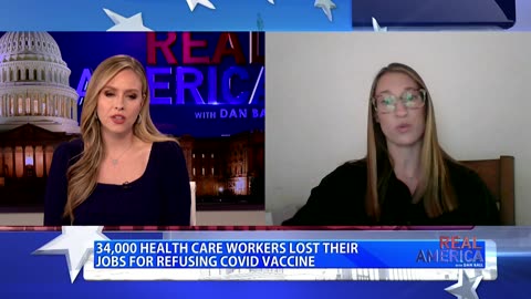 REAL AMERICA - Stella Escobedo W/ Margaret Florini, NY Healthcare Worker Fired Over Vax