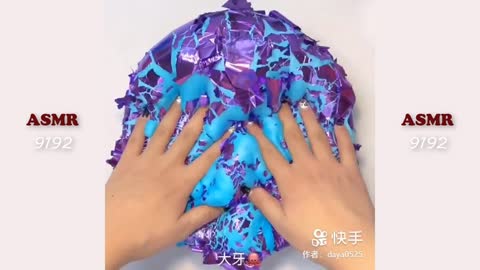 Oh so satisfying SLIME ASMR video - relaxing video