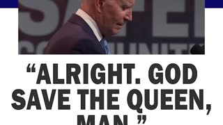 Biden inexplicably ends Connecticut speech with 'God Save The Queen'