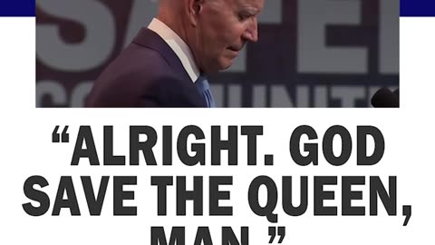 Biden inexplicably ends Connecticut speech with 'God Save The Queen'