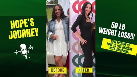 HOPE'S JOURNEY LOSING 50 LBS ON INNOVATION