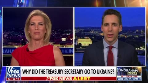 Josh Hawley: Why did the Treasury Secretary go to Ukraine?