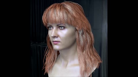 3d model Woman head V3