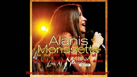 Alanis Morissette - Thank U - Live Montreux {makeshift karaoke}