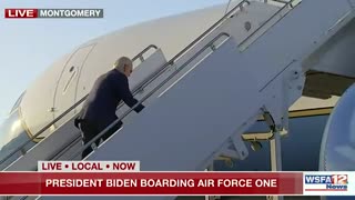 🚨 Joe Biden tripped up the stairs on Air Force One — AGAIN