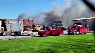 Indiana recycling plant fire forces thousands to evacuate
