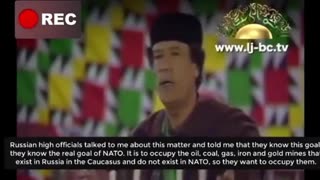 Remember when Gaddafi said this?