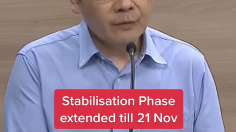 Stabilisation Phaseextended till 21 Nov