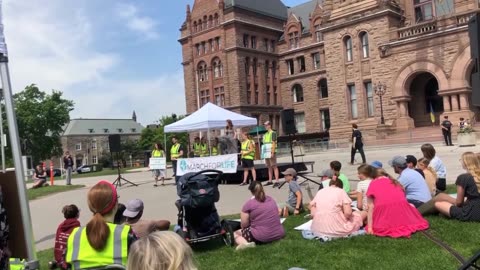 Toronto March for Life 2023, rally at Queen's Park southern legislature - Part 1