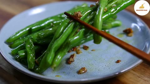 Stir-fry green beans