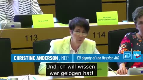 Christine Anderson MEP grills Pfizer about their Worthless & Harmful Clotshot