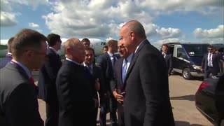 Putin buys Erdogan ice cream, shows off new Su-57 fighter jet during visit to Russia_1