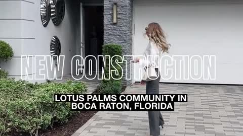 NEW CONSTRUCTION1LOTUS PALMS COMMUNITY IN BOCA RATON, FLORIDA