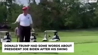do you think biden can hit a ball like that