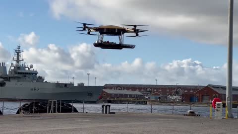 Britts Testing Giant Medivac Drone