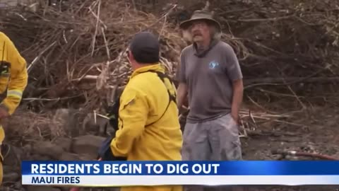 Maui resident explains how locals fought wildfire on Kula side until water shut off