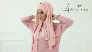 Instant Hijab for Women Muslim, Presewn 95% Cotton Jersey Turban, Ready to Wear Scarf