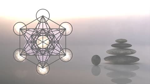 Relaxing Calming Music For Stress Relief, Sacred Geometry, Meditation Music, Visual Relaxation