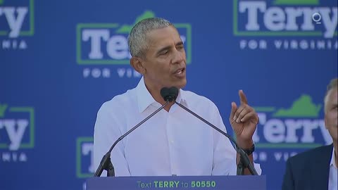100% Phony: Obama out lying for Terry McAuliffe's corrupt candidacy.