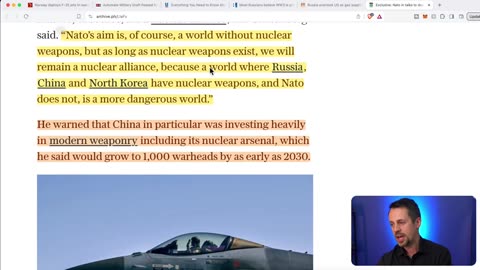 The US Draft & More NUKES To Be Deployed By NATO...