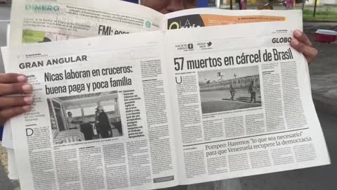 Periódico de Nicaragua reduce su formato para sobrevivir a bloqueo