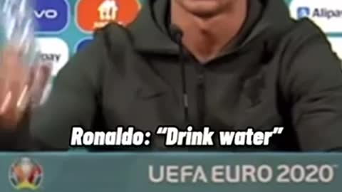 C Ronaldo reaction on CocaCola