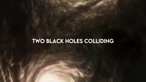 Cosmic Clash: The Cataclysmic Collision of Two Black Holes