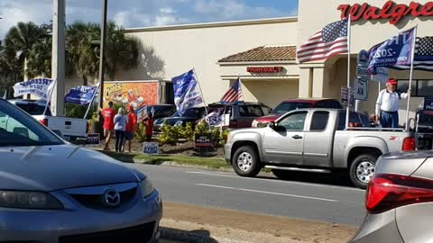 TRUMP 2020 flag drop jax bch