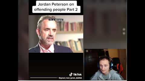 Jordan Peterson on offending people reaction