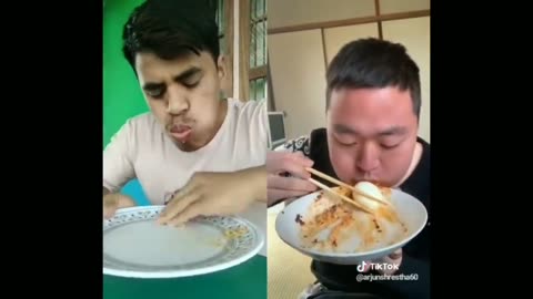 Funny Food Challange On TikTok _ Who will win INDIA Vs CHINA _ Be Me Stick _