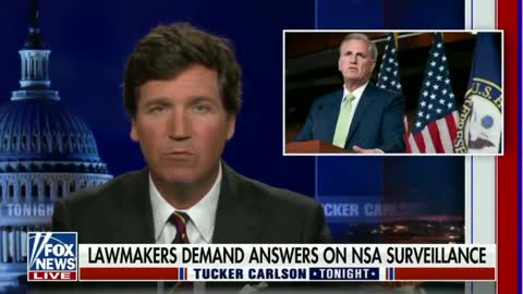 Tucker Reveals How Much Spying the NSA Does on American Citizens