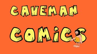 Caveman Comics: Ug Lug vs the Rock Cartoon
