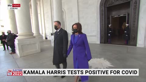 Kamala Harris tests positive for COVID-19