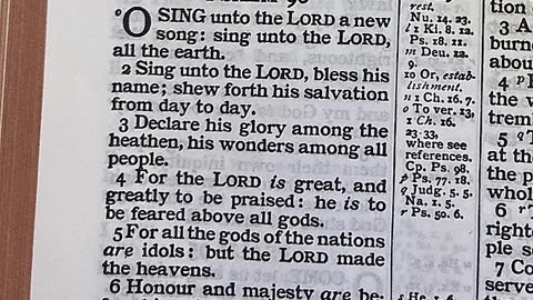 Bible Rap - Psalm 96 - Dj Shabbat