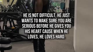 How hard men love