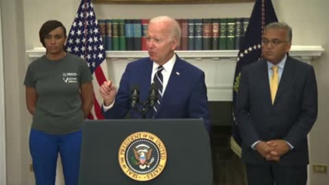 Biden is asked if he received a briefing about gun legislation