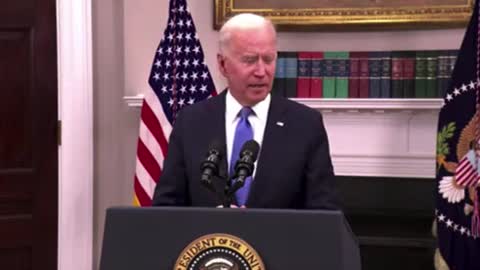 Joe Biden staggers over "hiccups