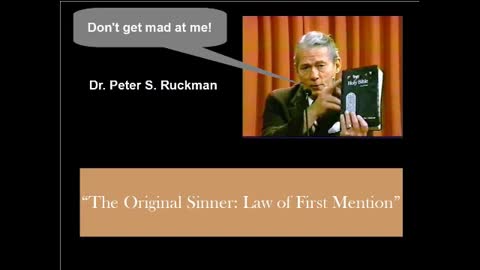 The Original Sinner: The Law of First Mention