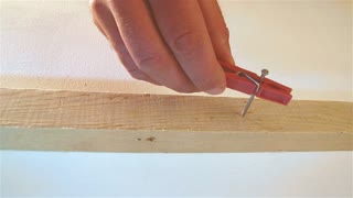 How to protect your fingers when hammering nails