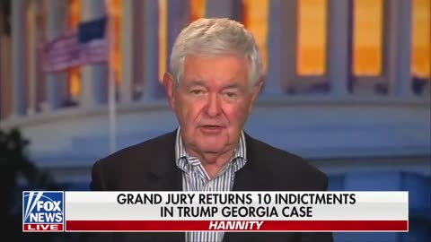 Gingrich Slams Trump's Latest Indictment As 'The Greatest Constitutional Crisis' Since The Civil War