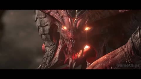 DIABLO 3 Imperius Vs Diablo Battle Scene Cinematic 4K