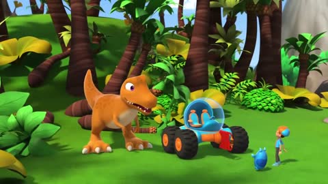 NEW! Blippi's Dinosaur Pet T-Rex! - Blippi Wonders _ Educational Cartoons for Kids