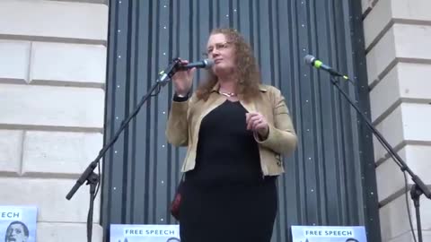 Prof. Dolores Cahill Calls for Civil Disobedience at Freedom Rally, Dublin Ireland