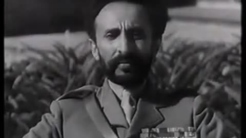 Emperor Haile Selassie Message in English