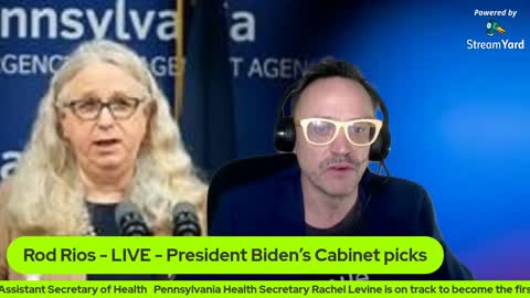Rod Rios - LIVE - President Biden’s Cabinet Picks