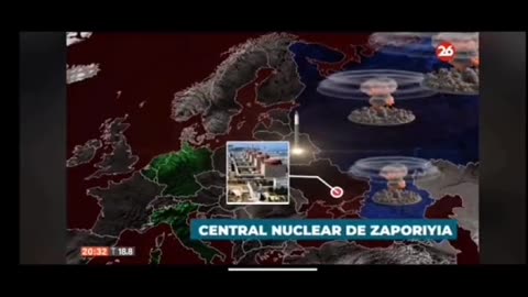 Simulation of possible nuclear event